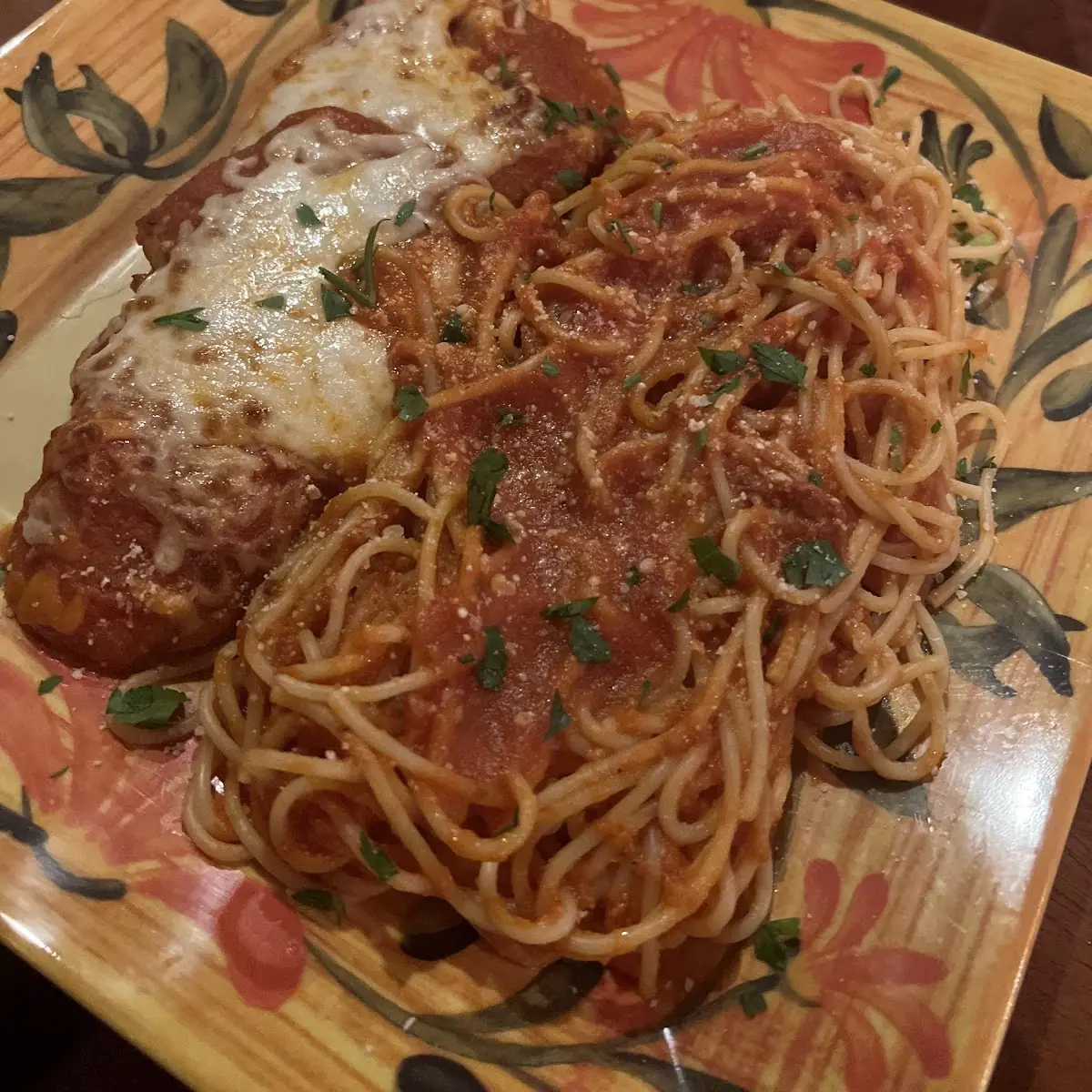 Spaghetti Chicken Parmesan