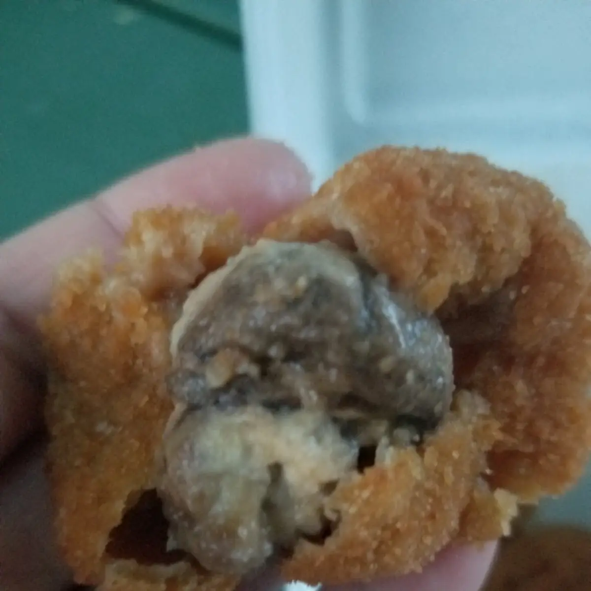 Raw Breaded Mushrooms