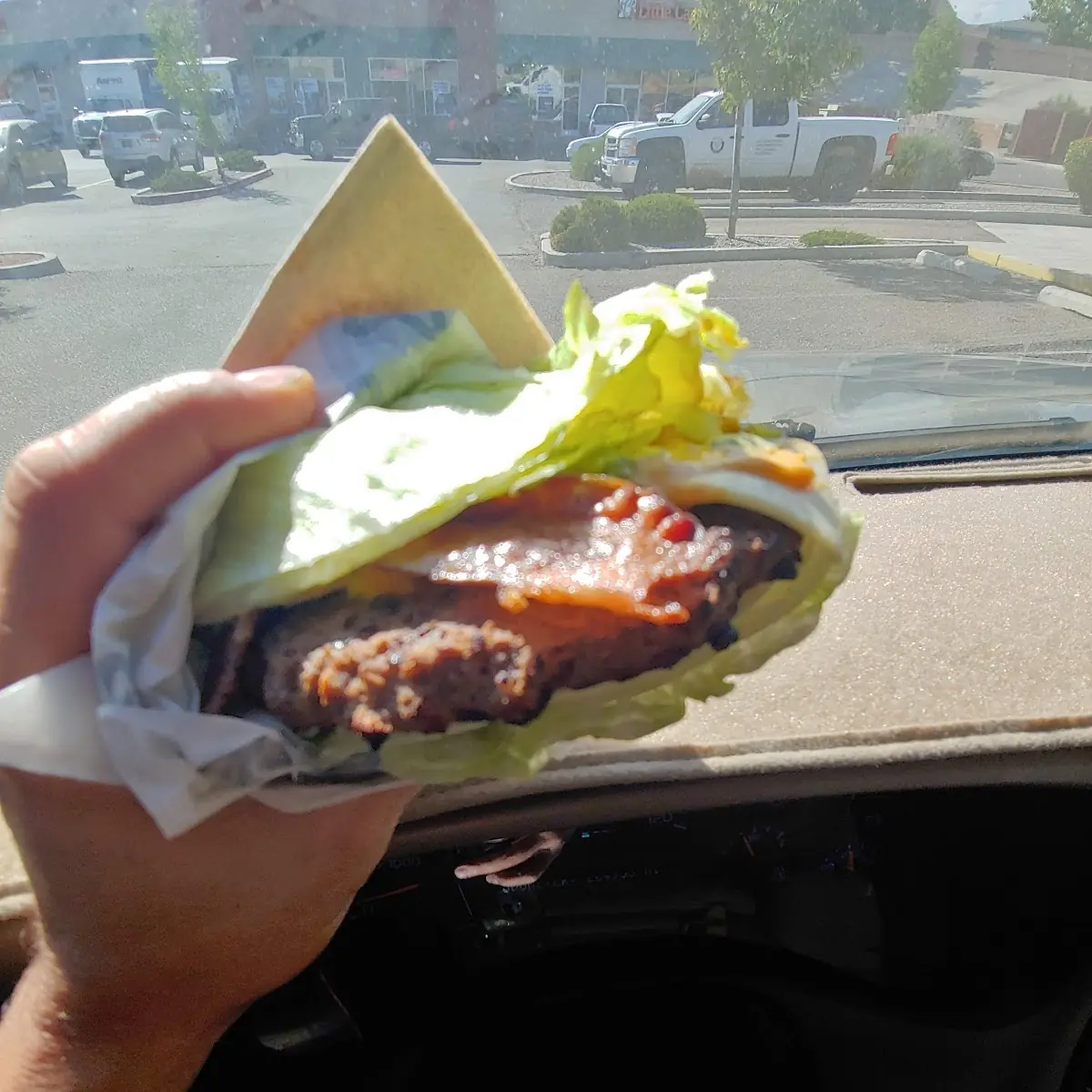 Underwhelming yet Expensive All-Natural Grass-Fed Burger Low-Carb Style