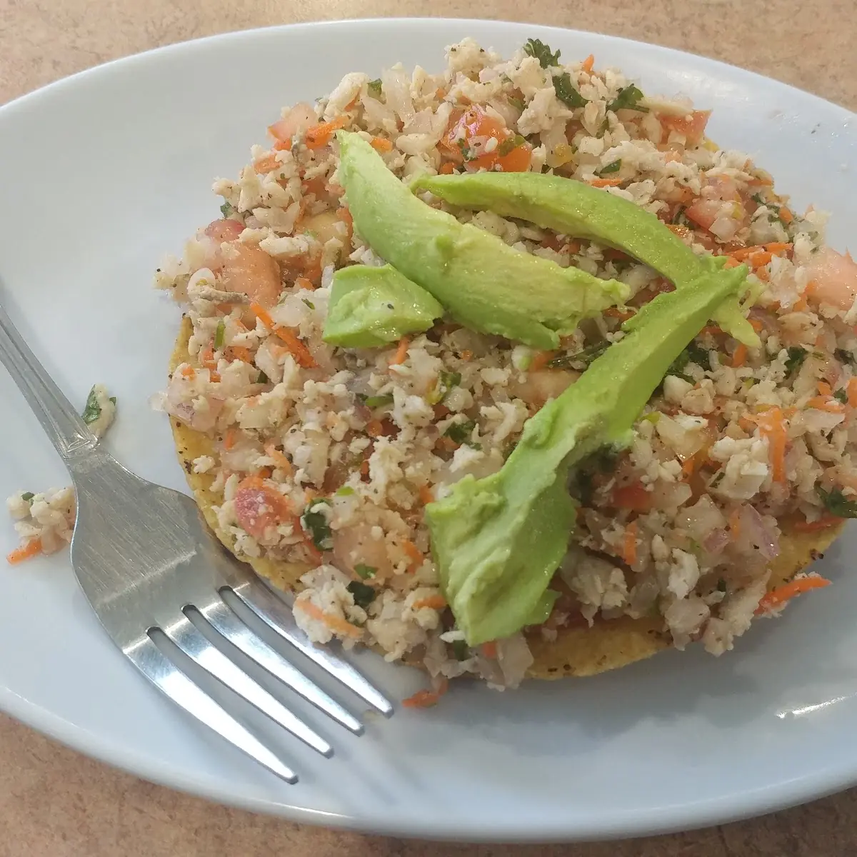 Ceviche Tostada