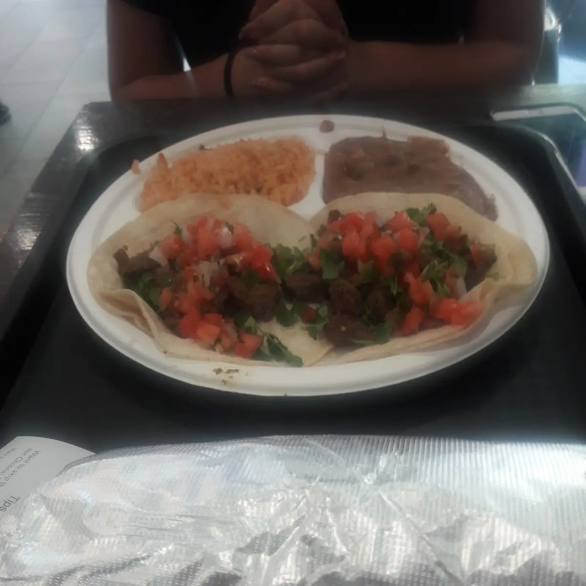 Steak Soft Taco Plate