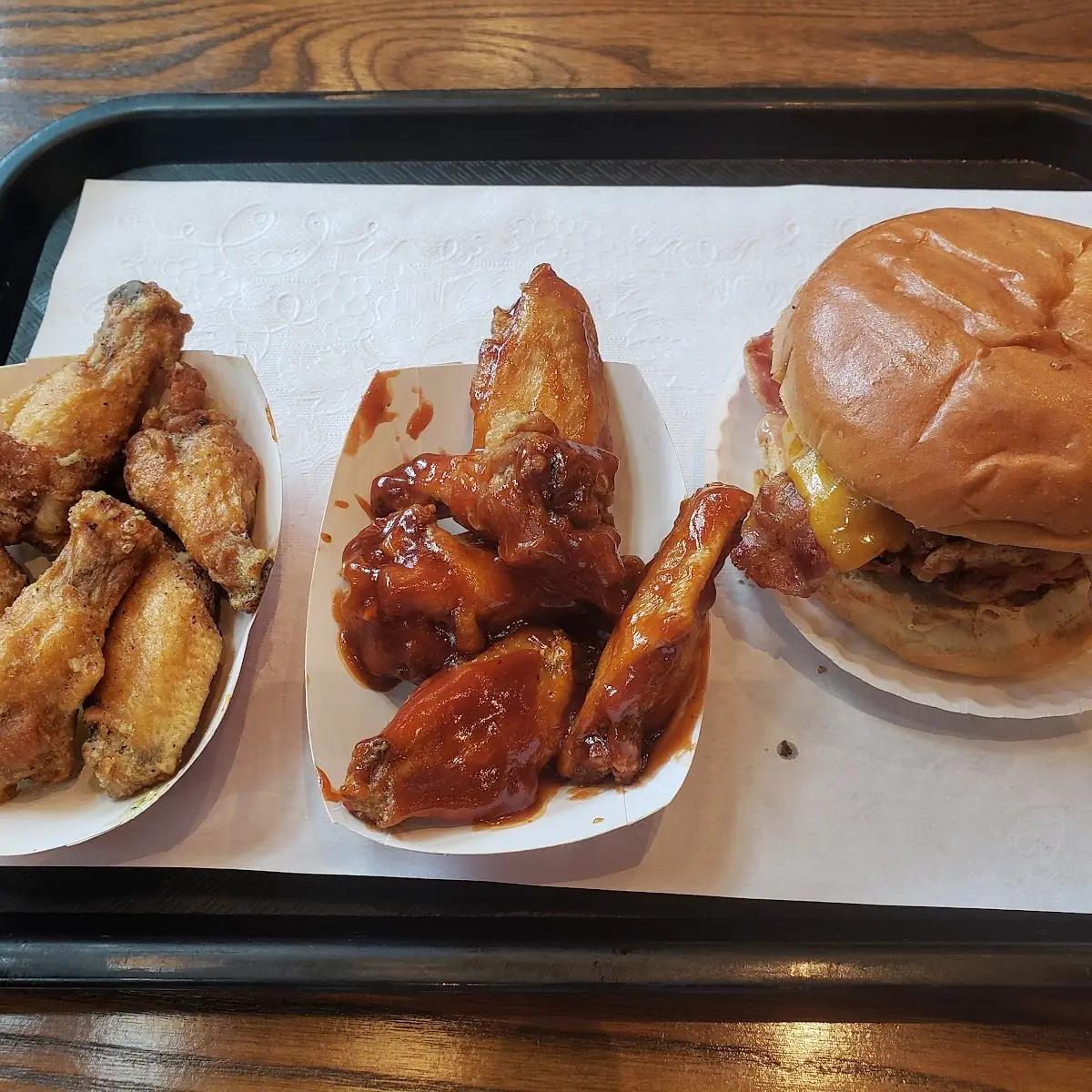 Lemon Pepper Wings & BBQ Wings