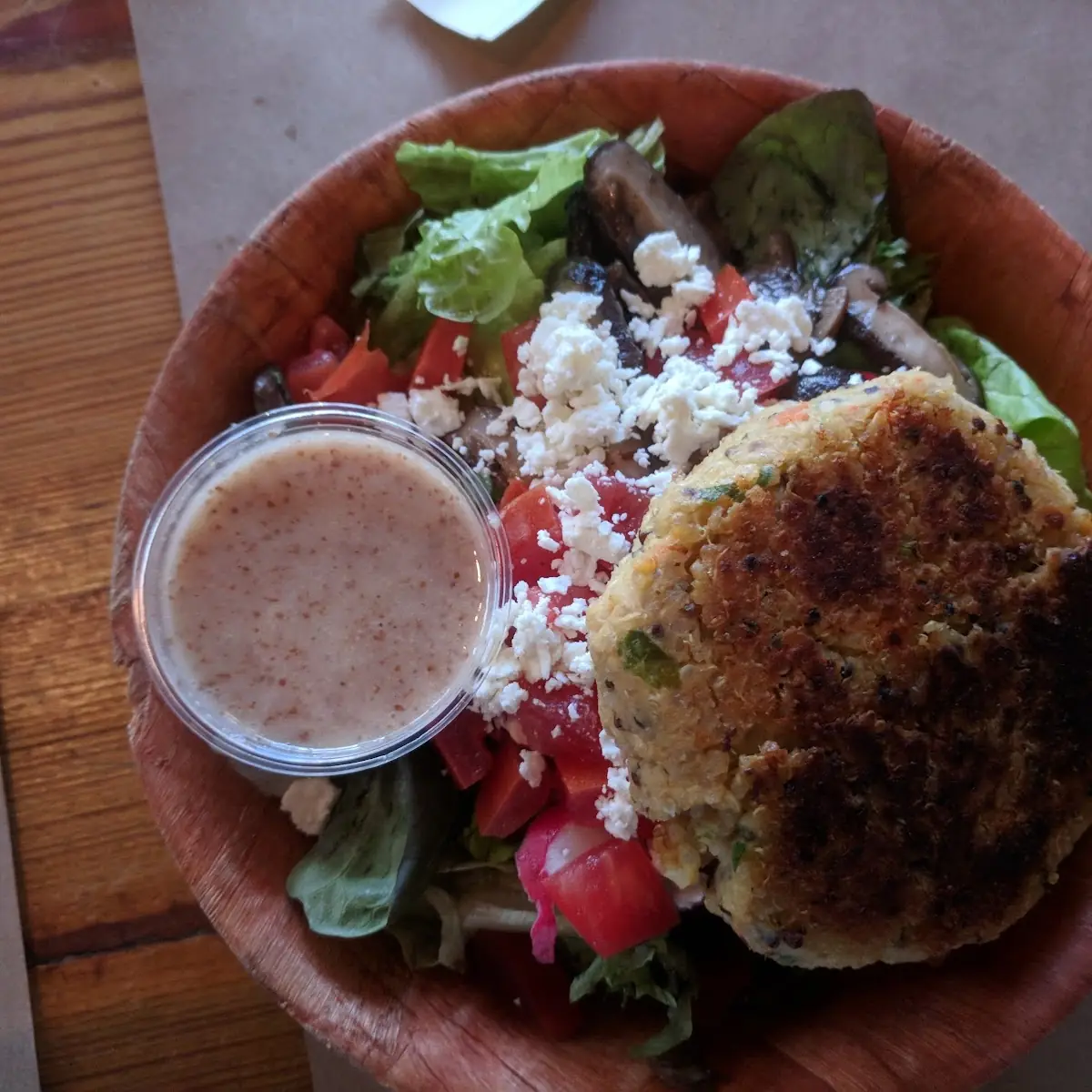 Veggie Burger Bowl