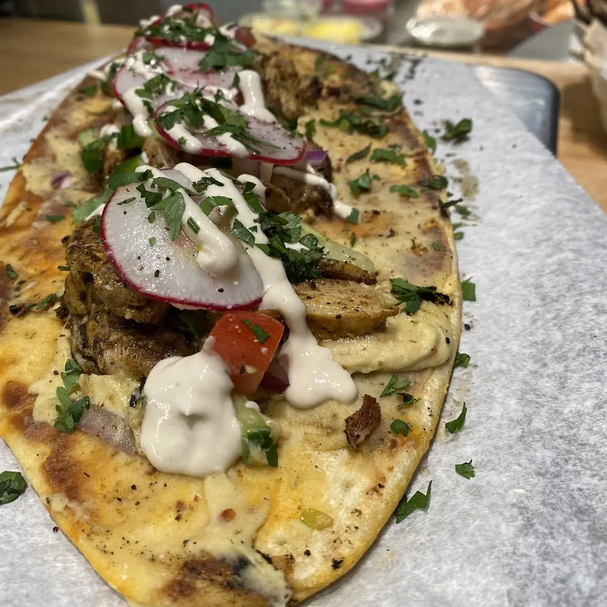 Chicken Shawarma Hummus