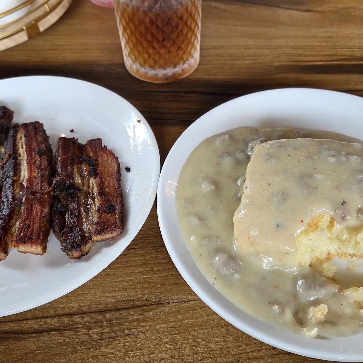 Pork Belly and Biscuit and Gravy
