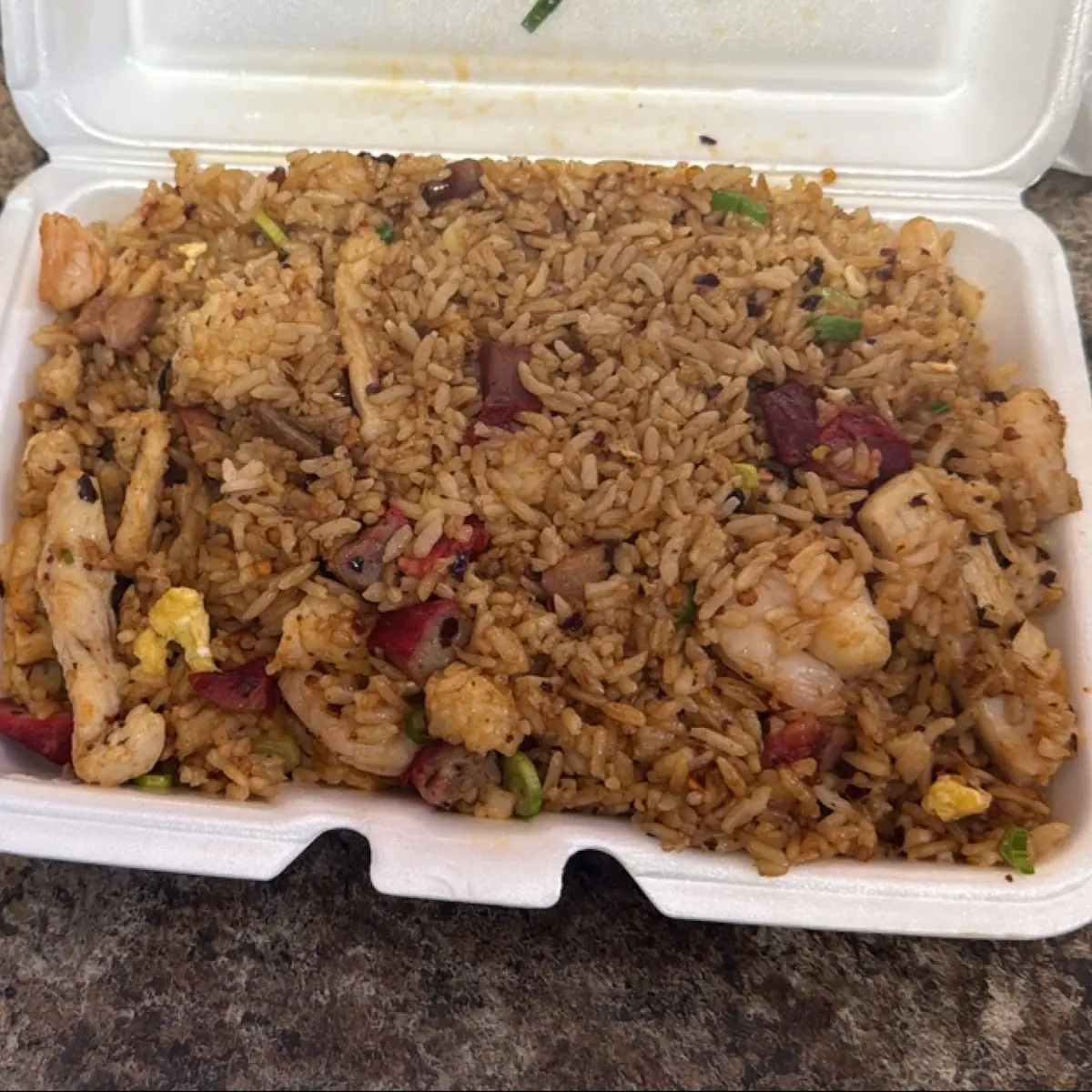 Combination Fried Rice Spicy