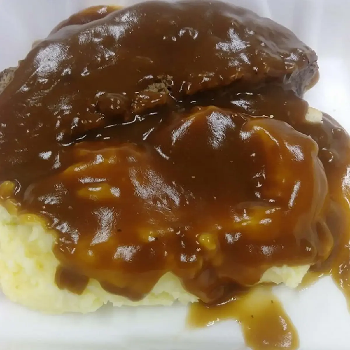Open Face Meatloaf Sandwich