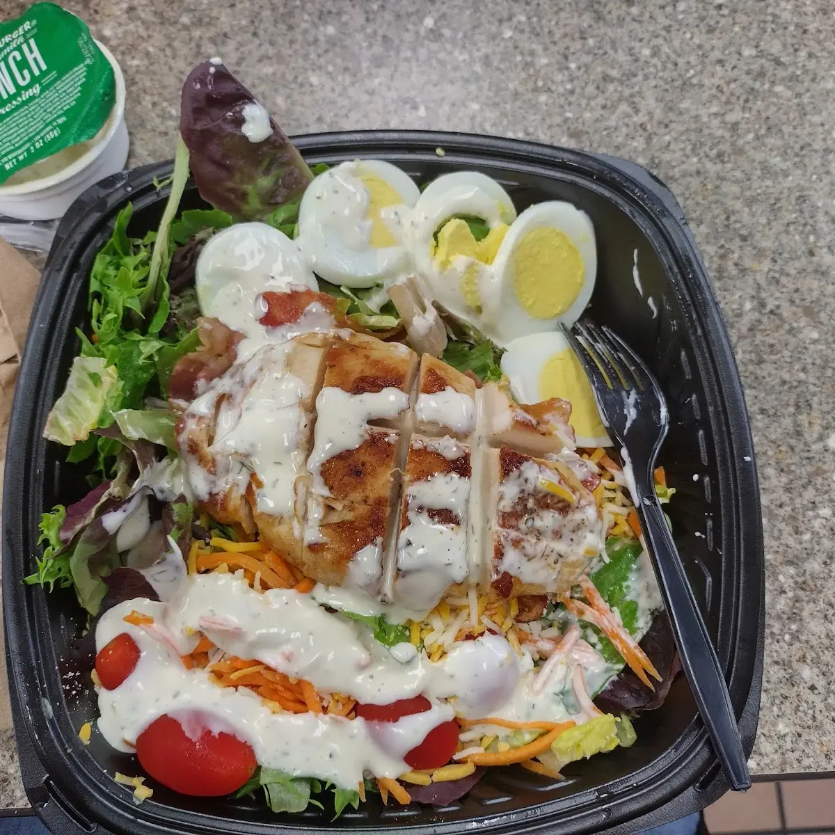Cobb Salad with Ranch Dressing