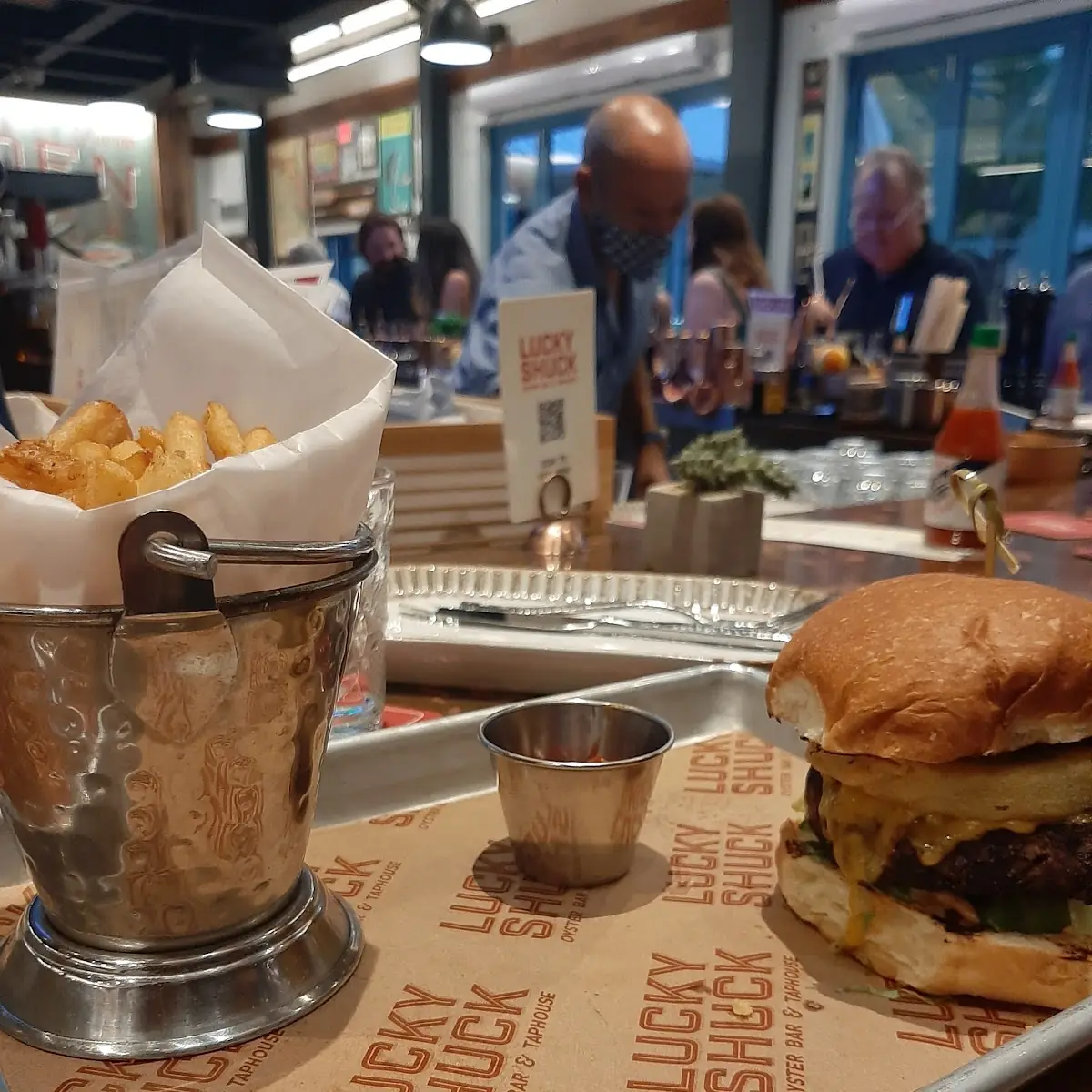 Burger and Fries