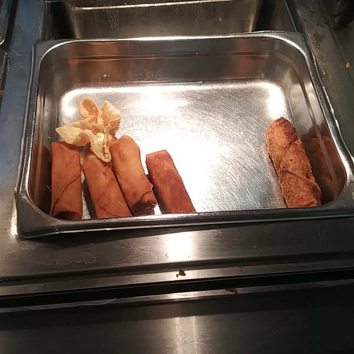 Small Veggie Egg Rolls Large Chicken Egg Rolls Cream Cheese Wonton