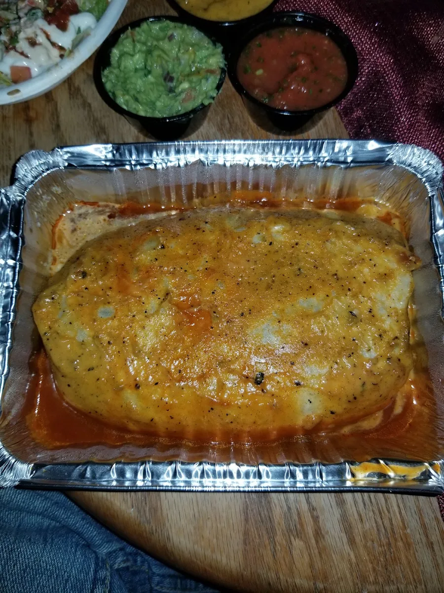 Large Steak Enchilada, Guac Mexi Grill