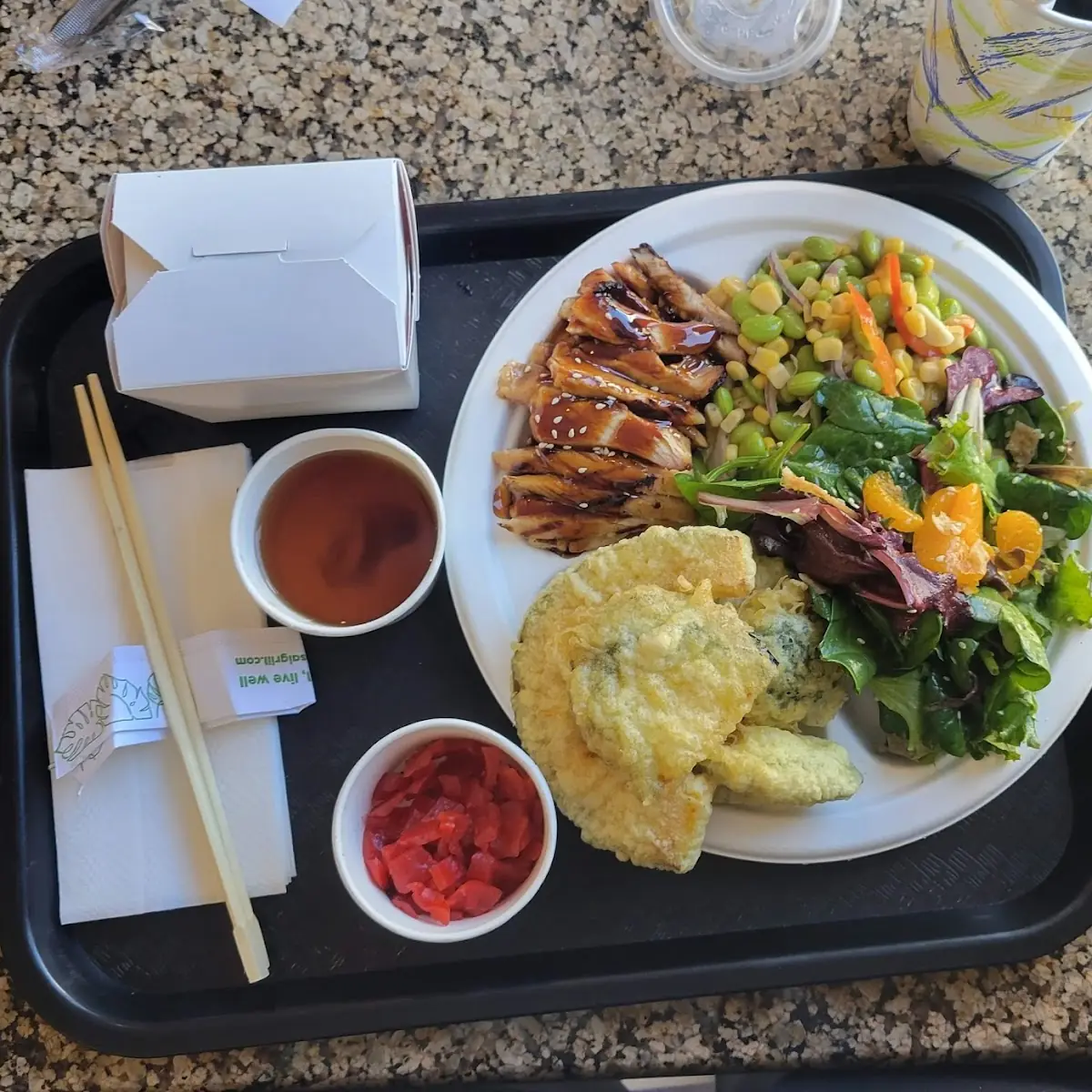 Chicken Teriyaki Combo with Tempura