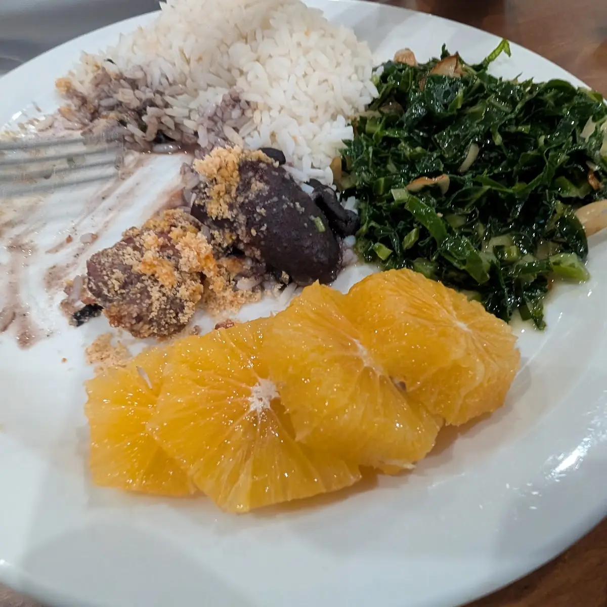 Rice and Beans Kale Salad