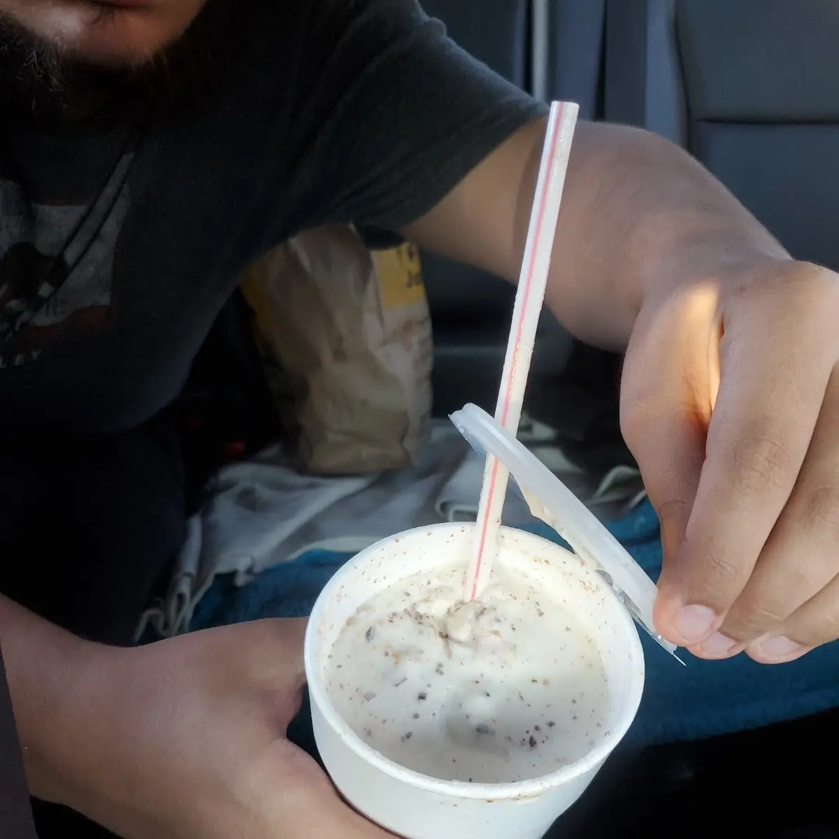 Reese Peanut Butter Cup Milk Shake