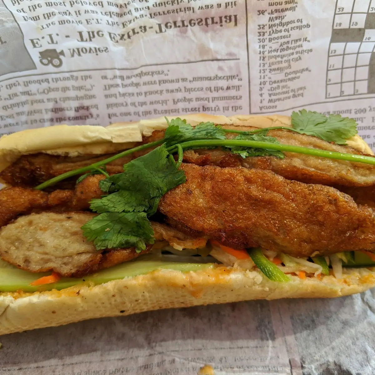 Fried Fish Cake Bahn MI