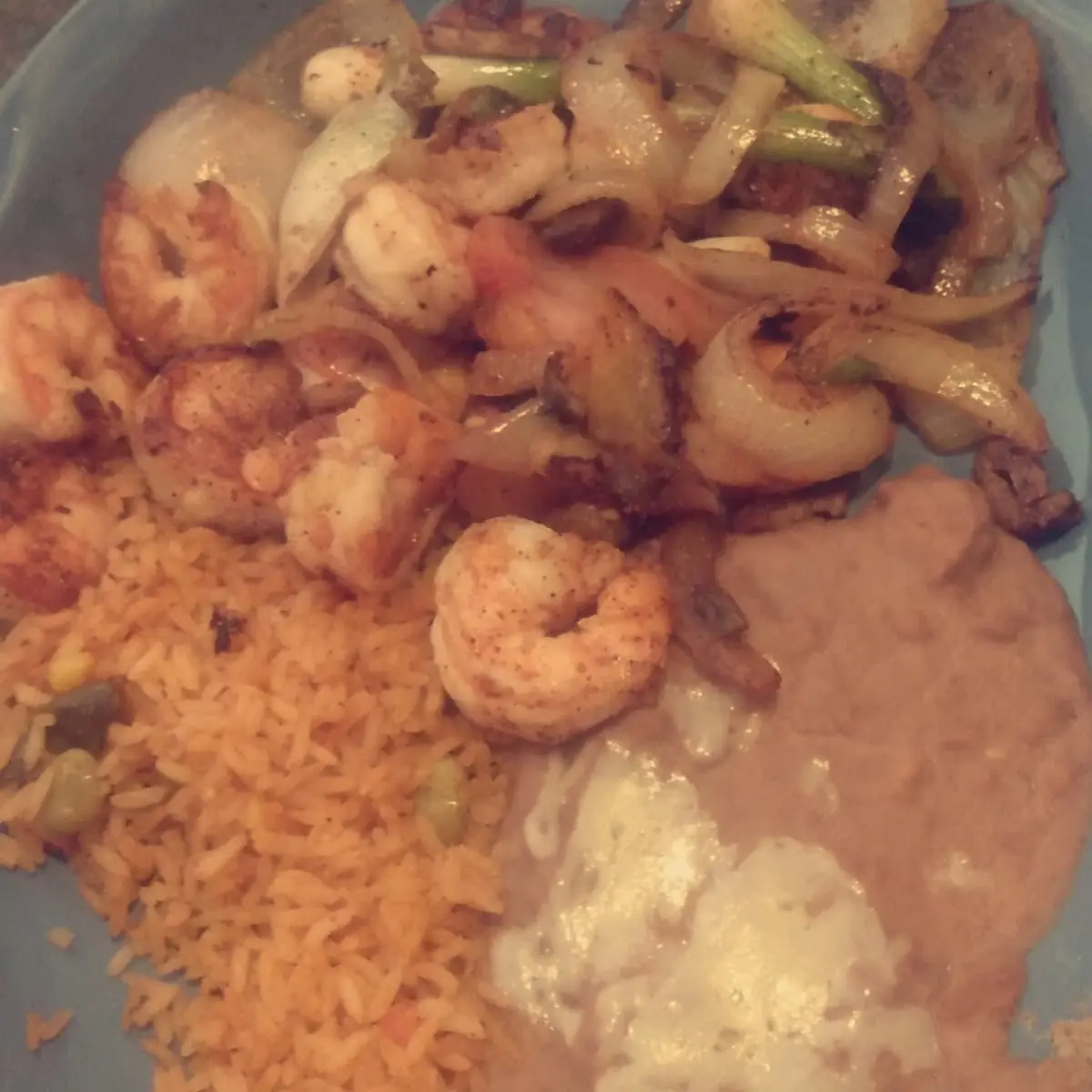 Lunch Shrimp Fajitas