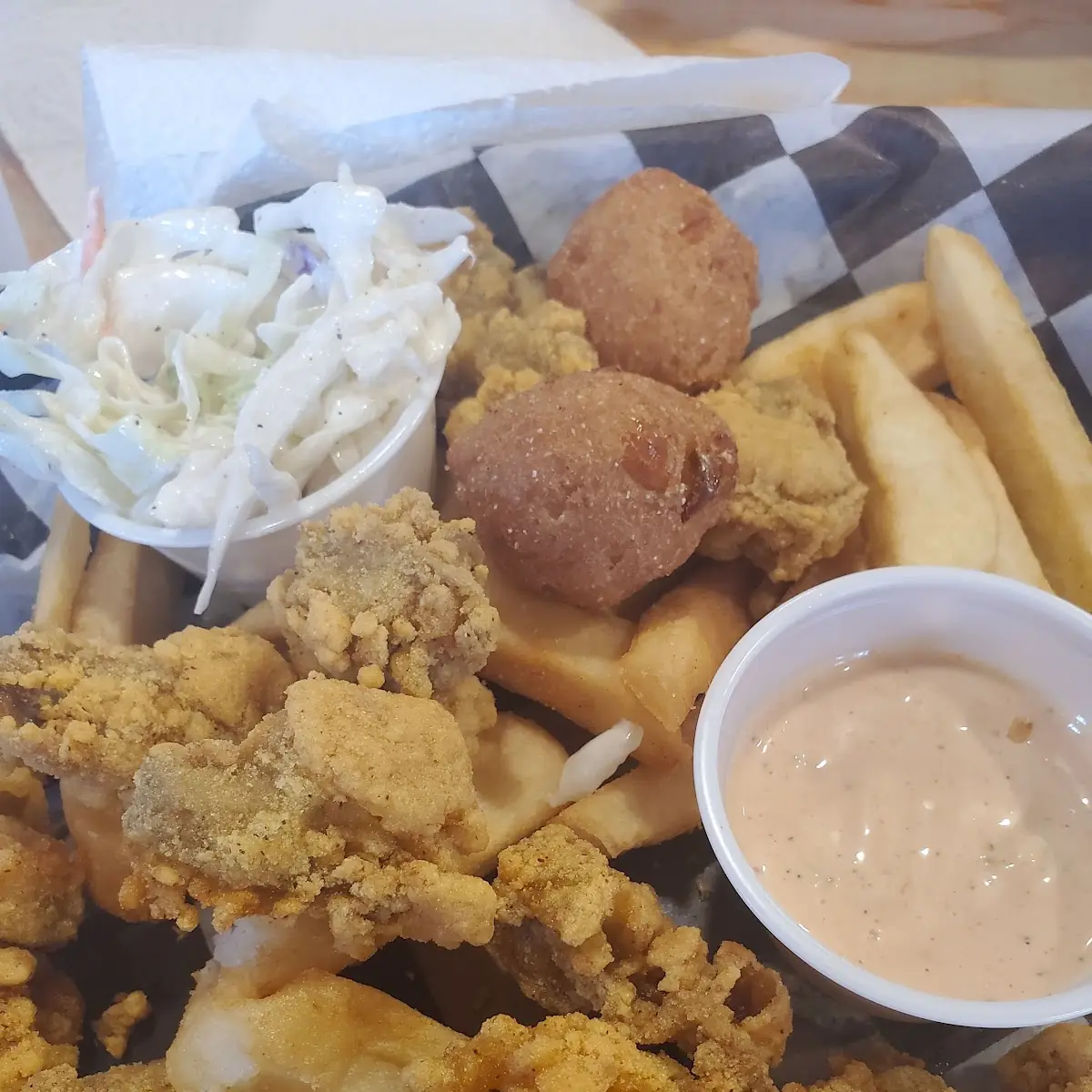 Oyster Basket Add Blackened Shrimp