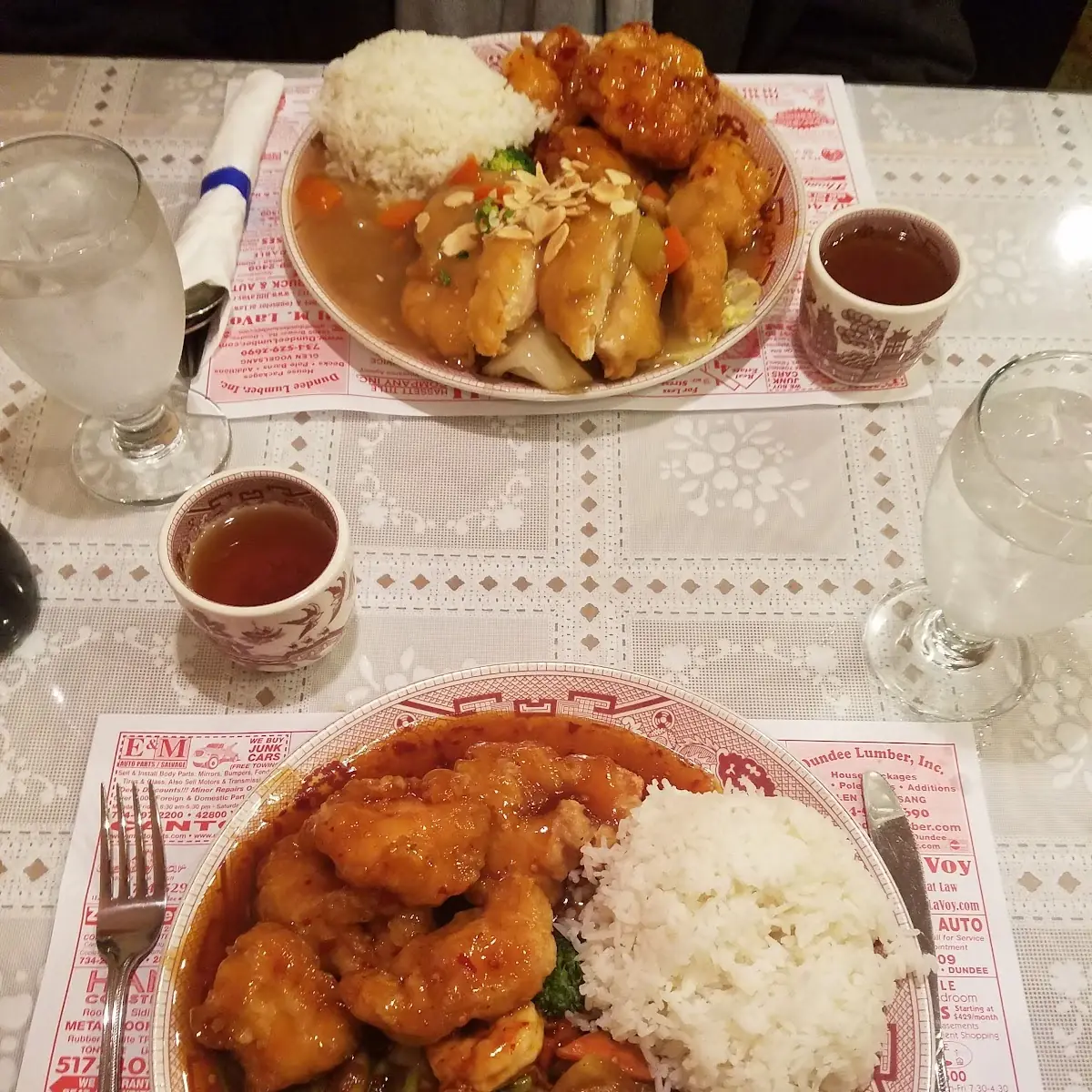 Steamed Chicken & Shrimp with Vegetable