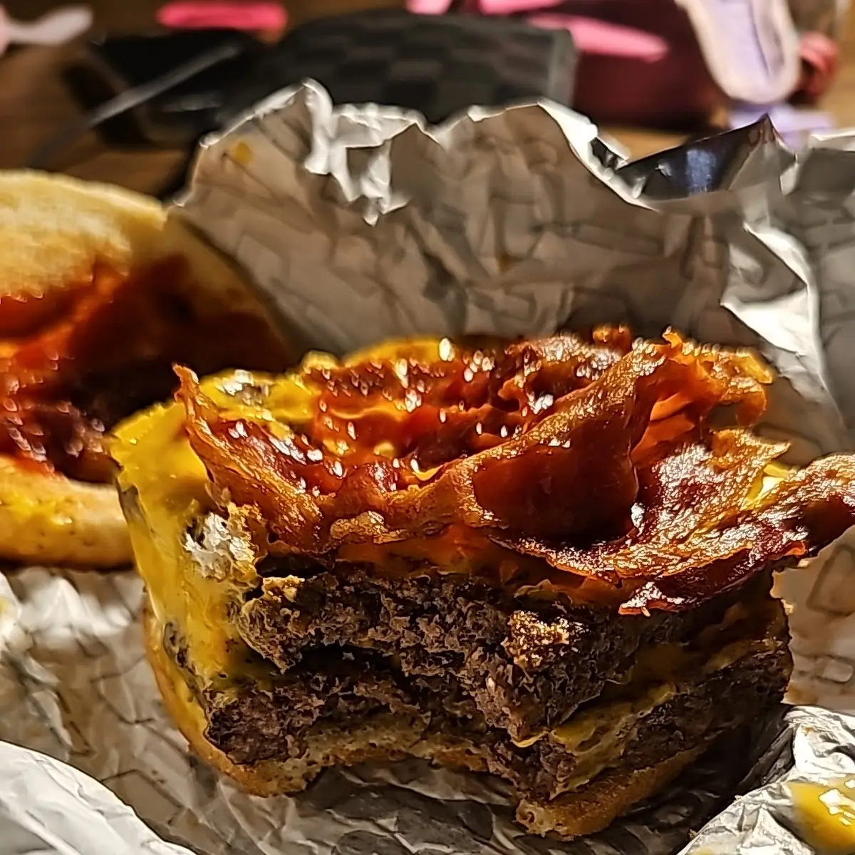 Double Bacon Cheeseburger That Tatsted Like It Was Cooked 12 hrs Earlier