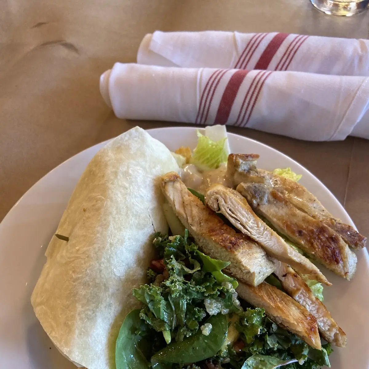Sav's Chicken Caesar Wrap
