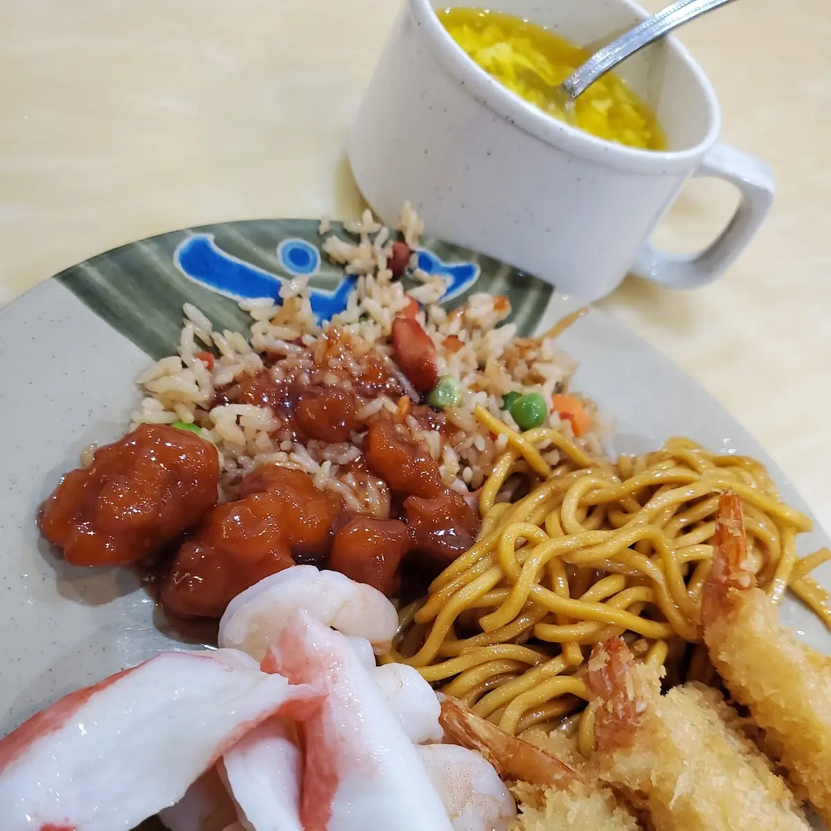 Orange Chicken with Chow Mein