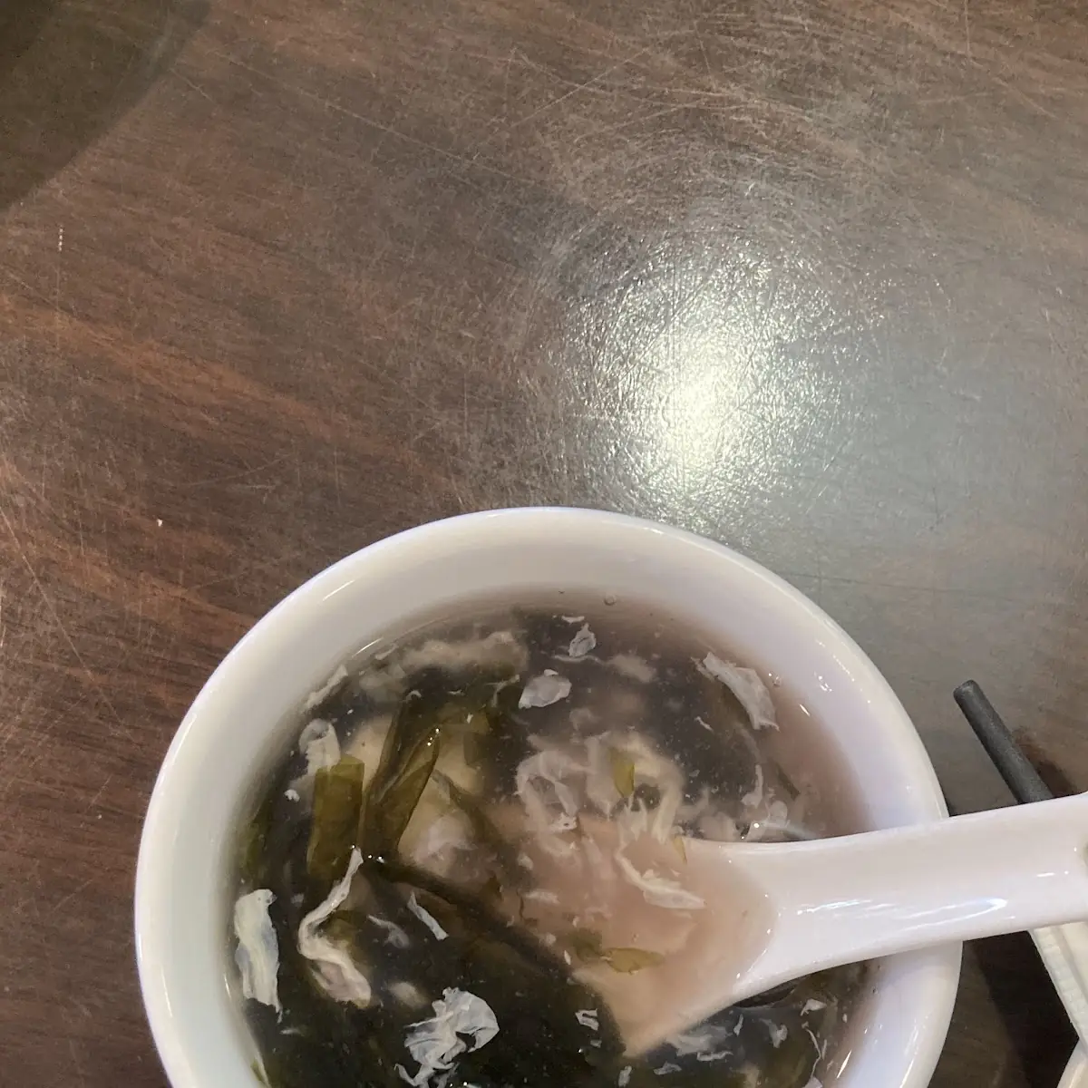 Seaweed & Egg Drop Soup Large