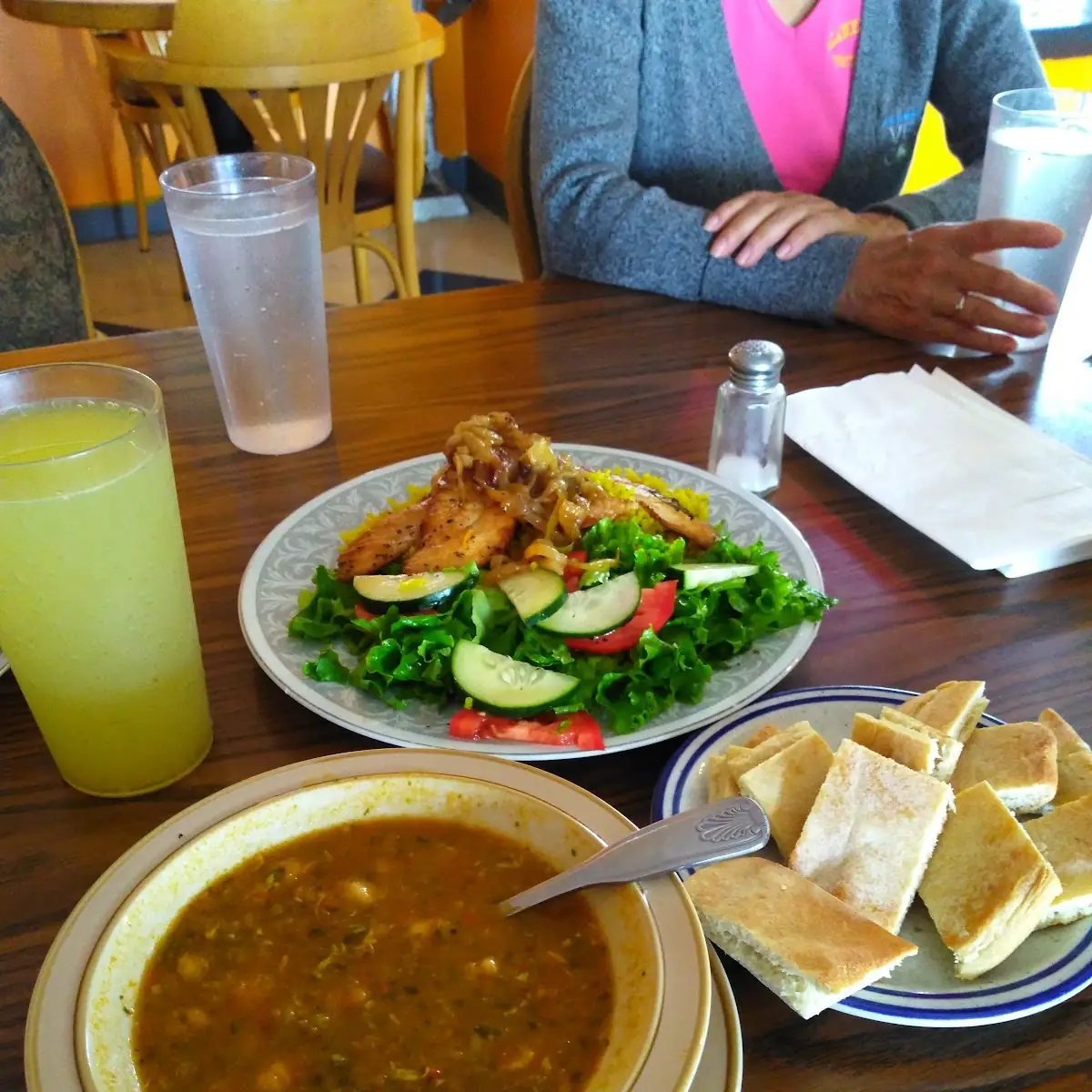 Harira Bowl of Soup and Salad Combo