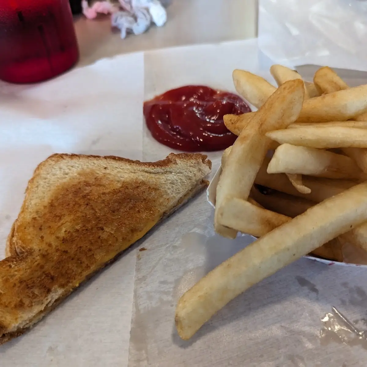 Grilled Cheese and Fries