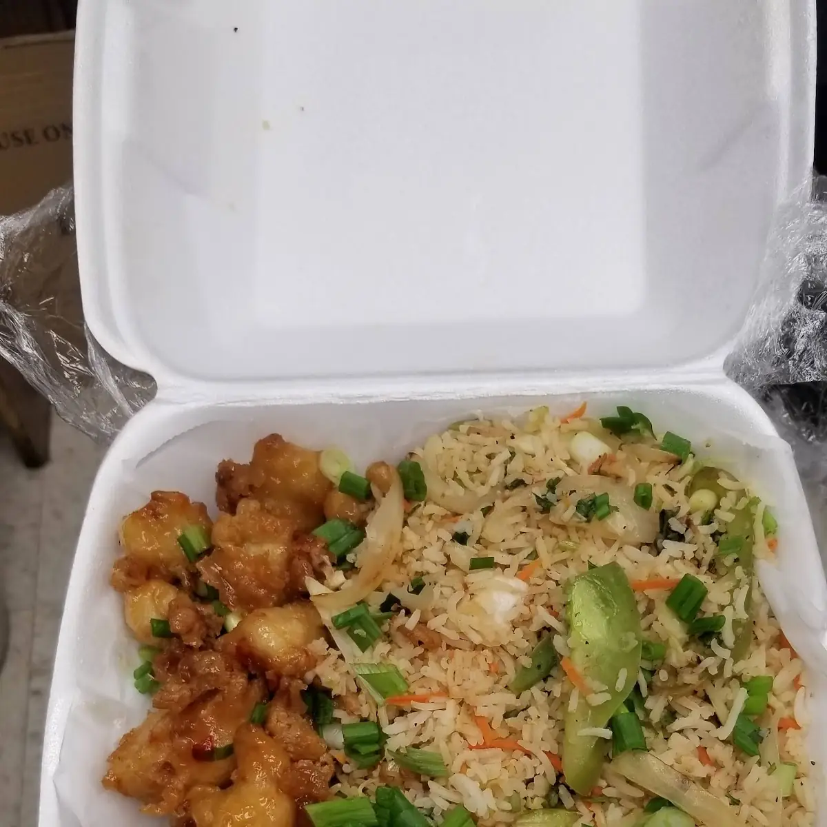 Combo Cauliflower Wings & Vegan Veg Fried Rice