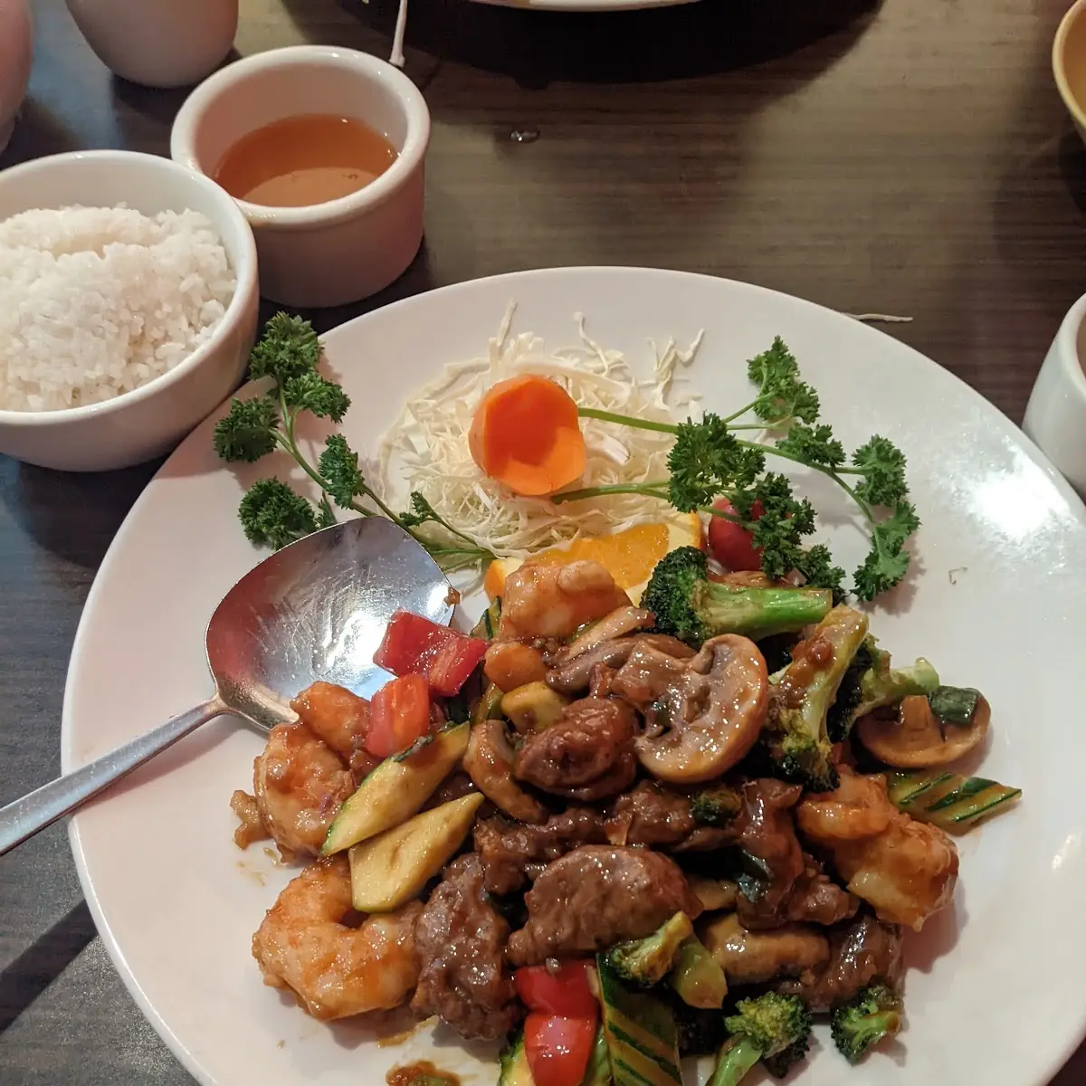 Jumbo Shrimp with Steak