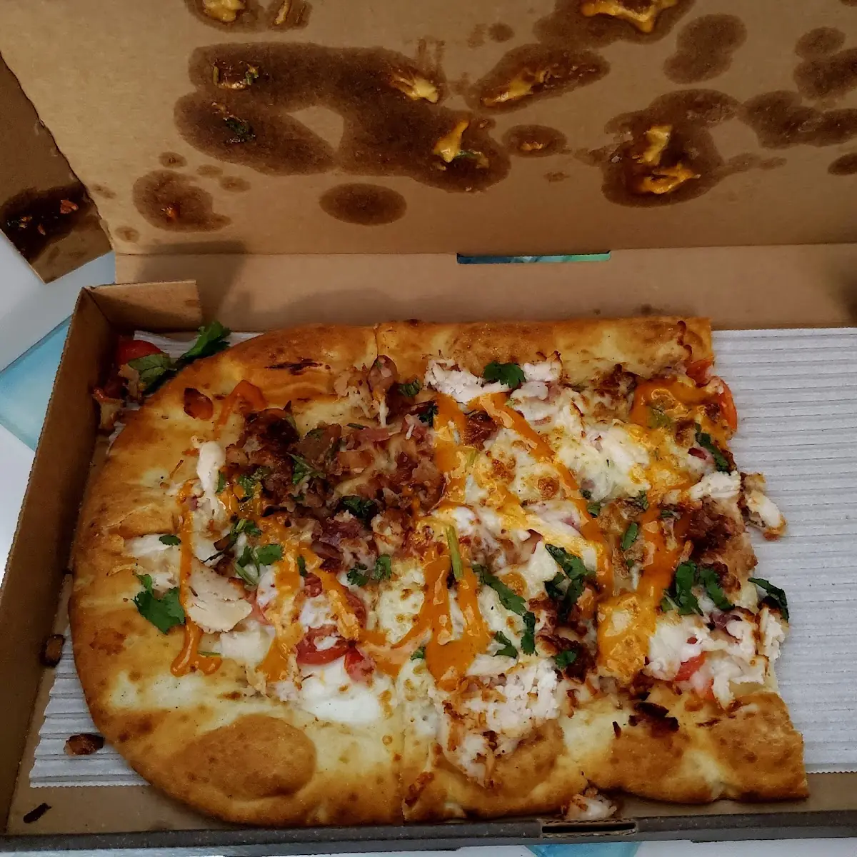 Chipotle Chicken & Bacon Flatbread Pizza