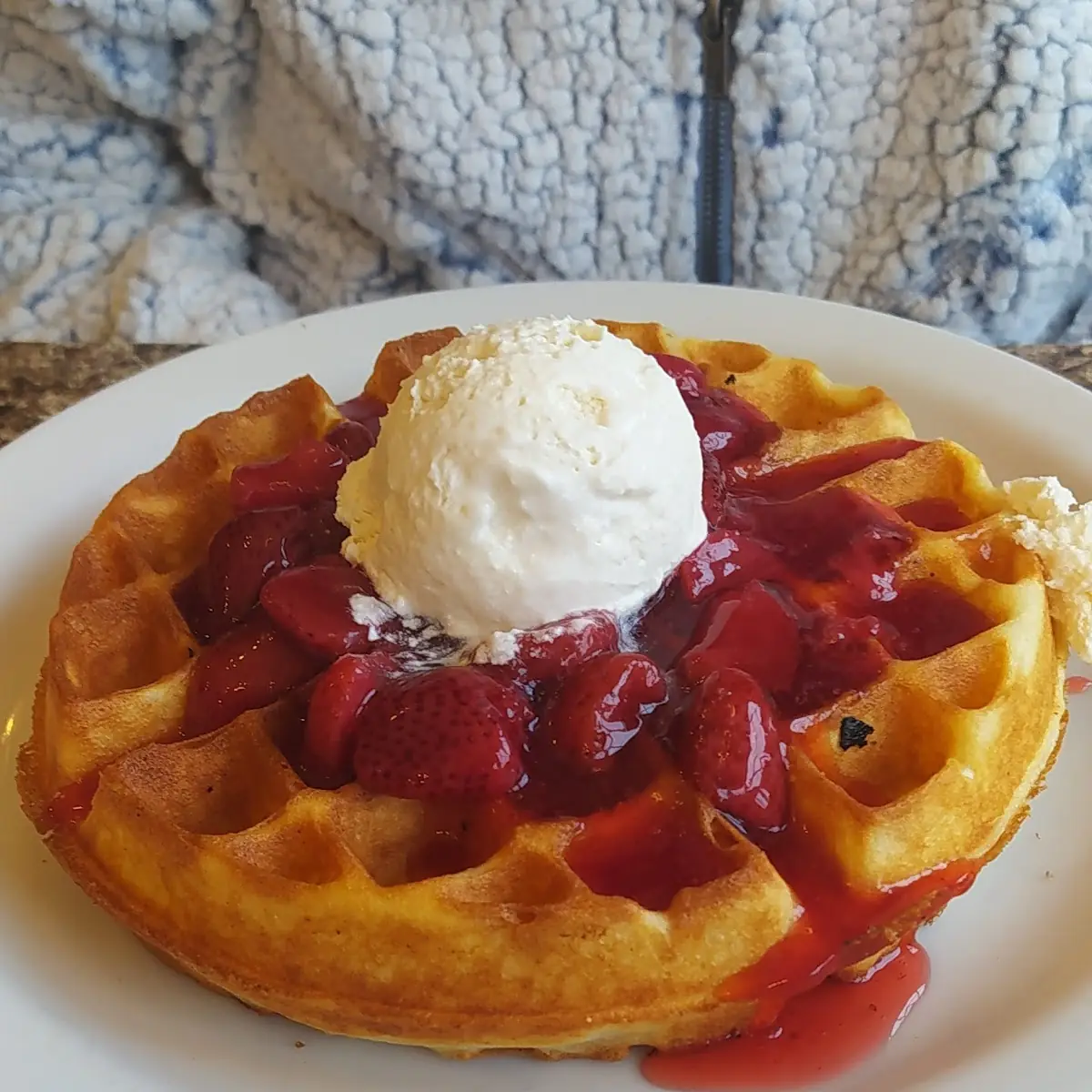 Old-Fashioned Sourdough Waffle