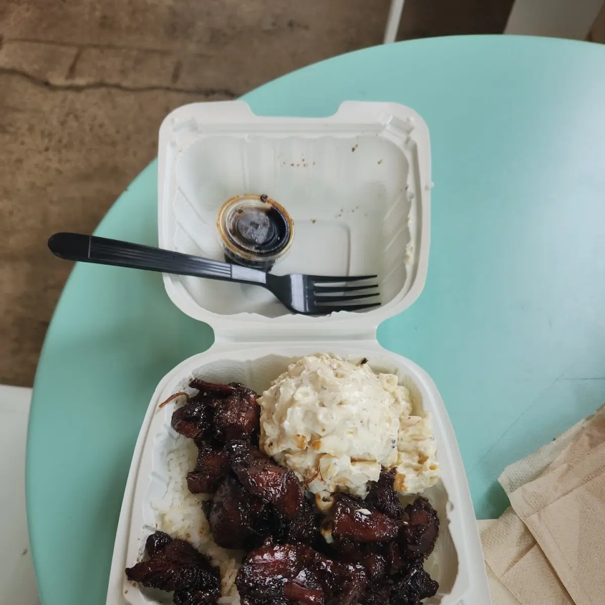 Huli Huli Chicken Rice and Mac Salad