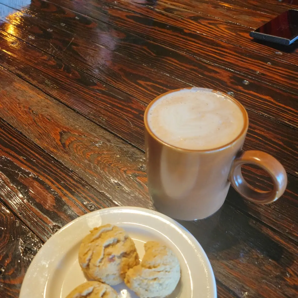 Bourbon Walnut Cookies w a Hazelnut Mocha