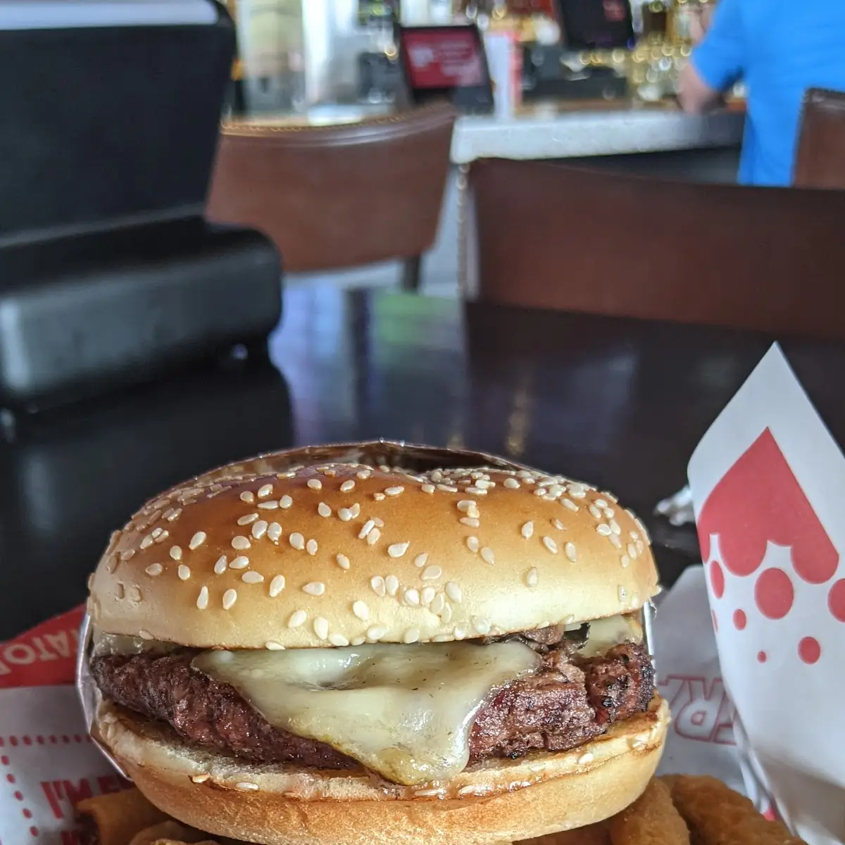 Mushroom Swiss Burger