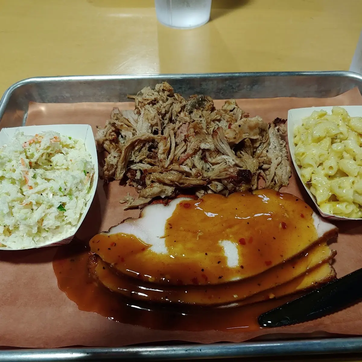 2 Meat Plate with Pulled Pork and Turkey