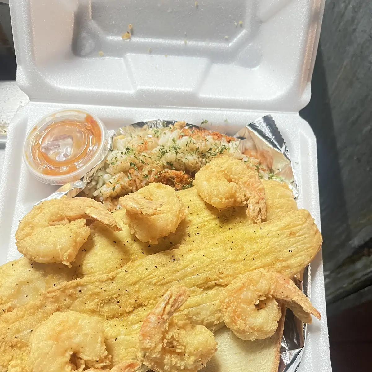 Tilapia 6 Jumbo Shrimp