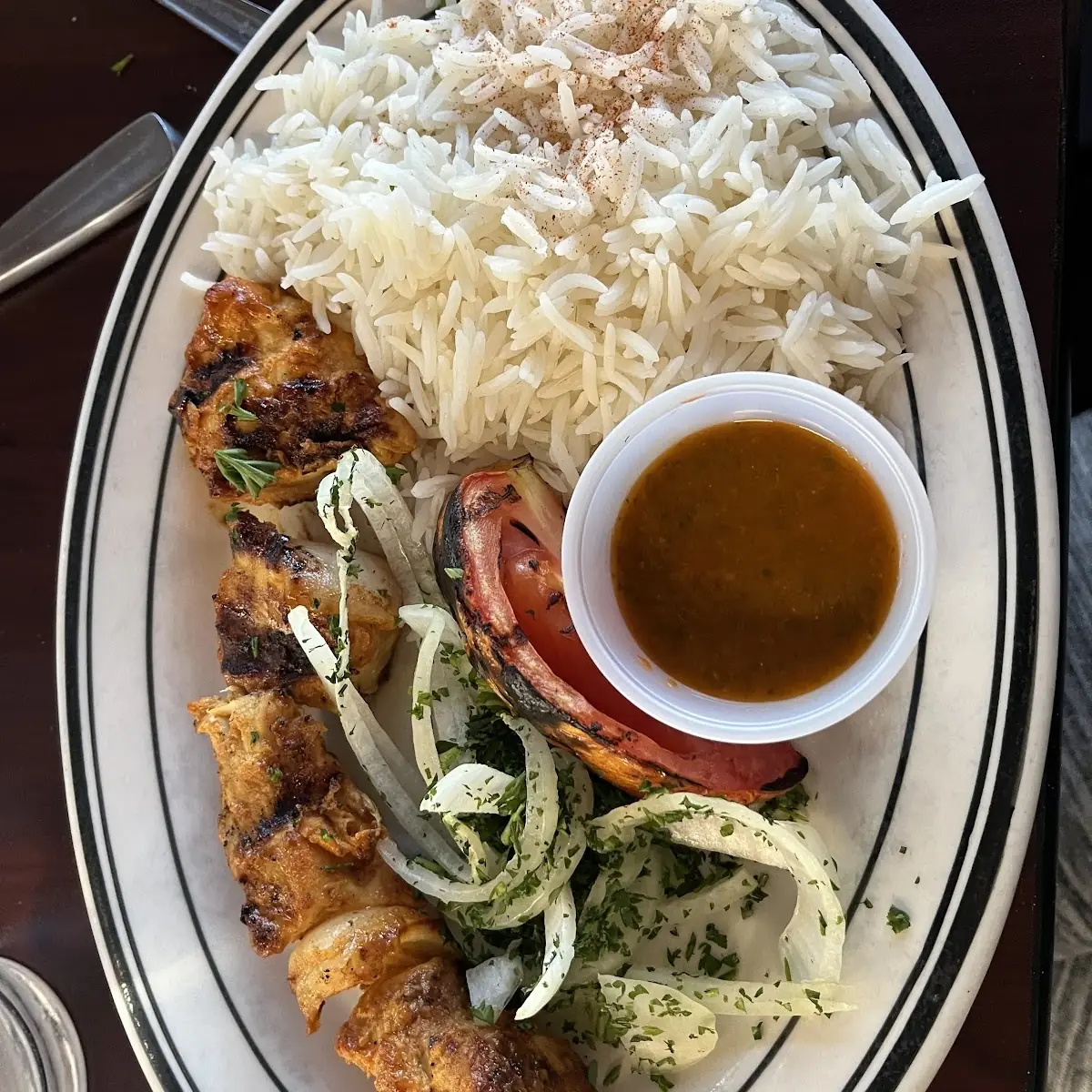 Chicken Kebab Plate