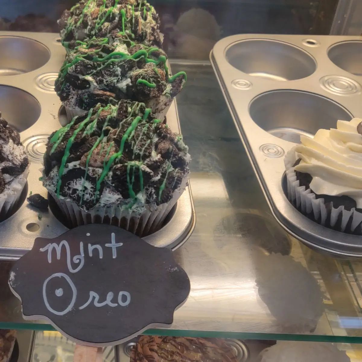 Mint Oreo Muffins