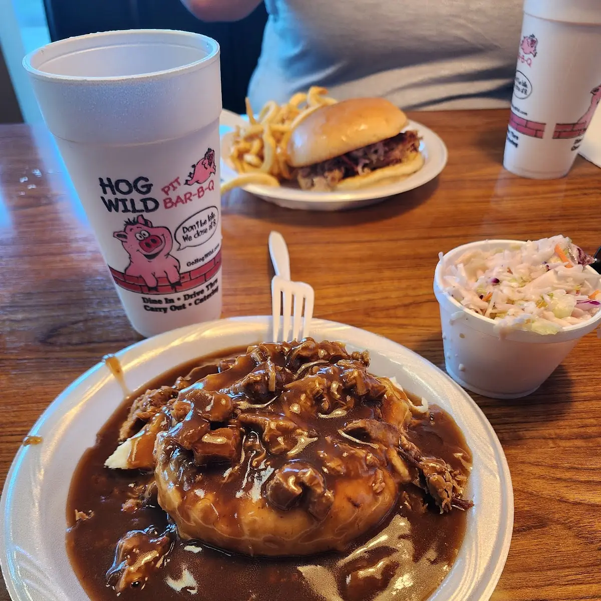BBQ over Potatoes