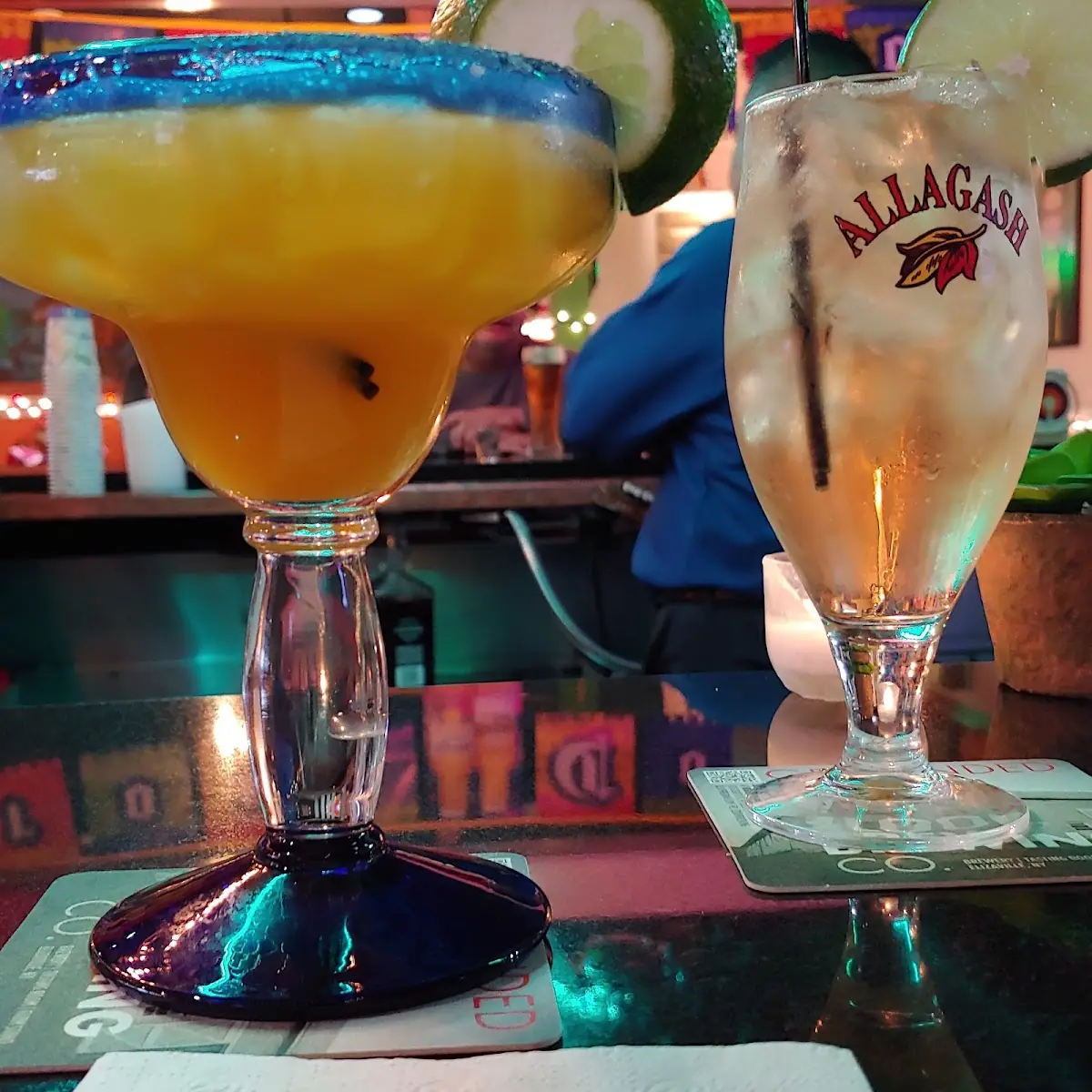 Mango Margarita and Jack N Ginger