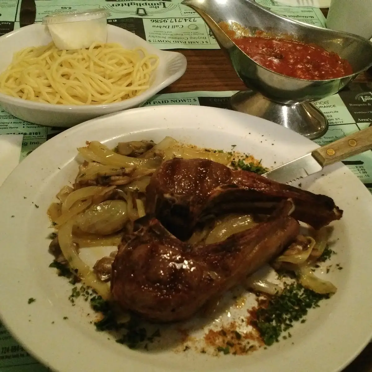 Lamb Chops with Onions