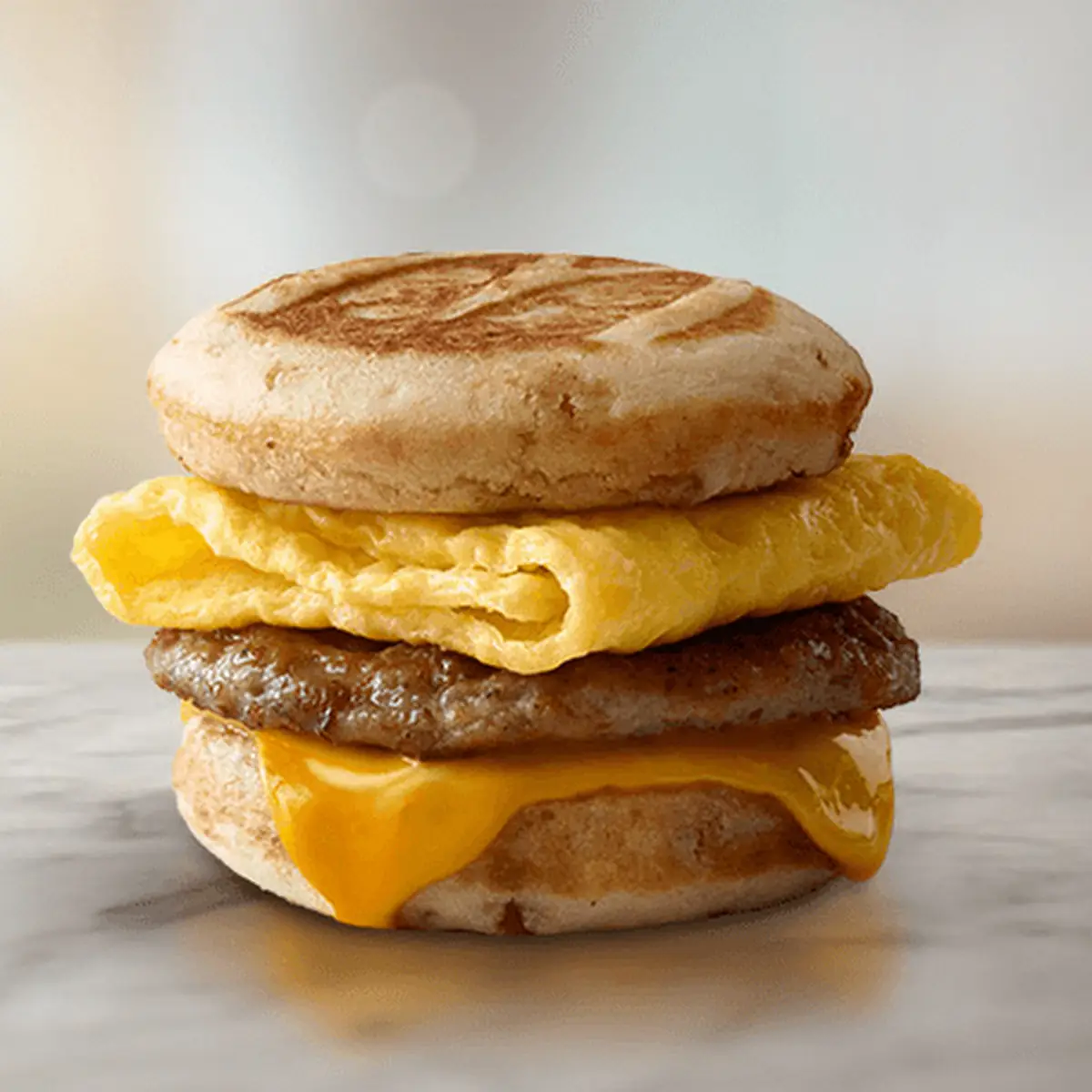 Sausage Egg & Cheese Mcgriddles