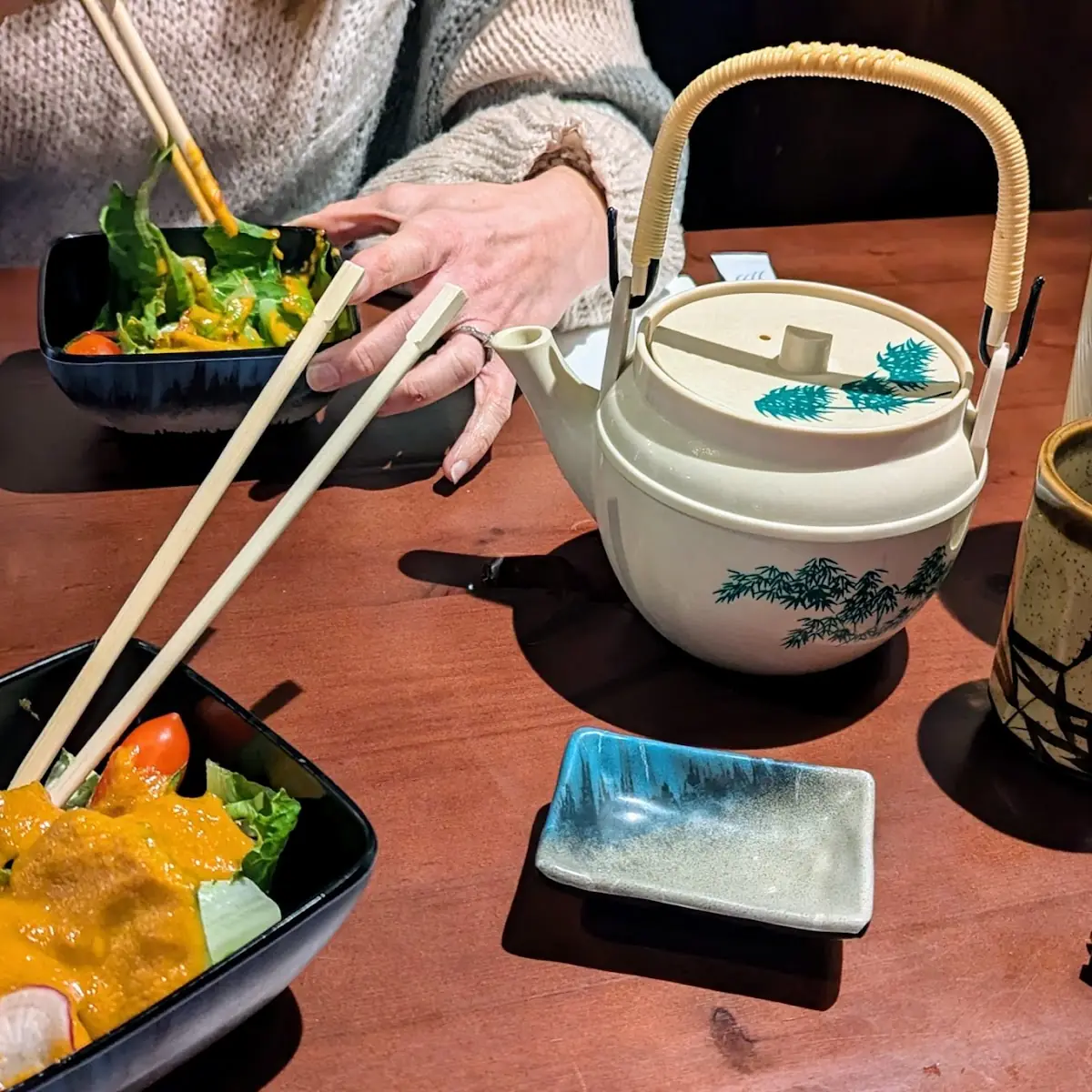 Ginger Dressing on Salad