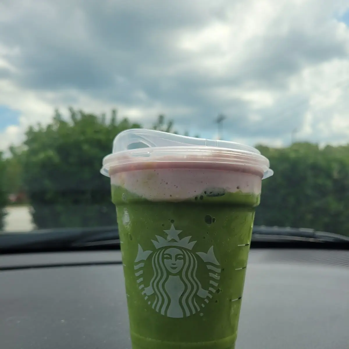Iced Double Berry Matcha