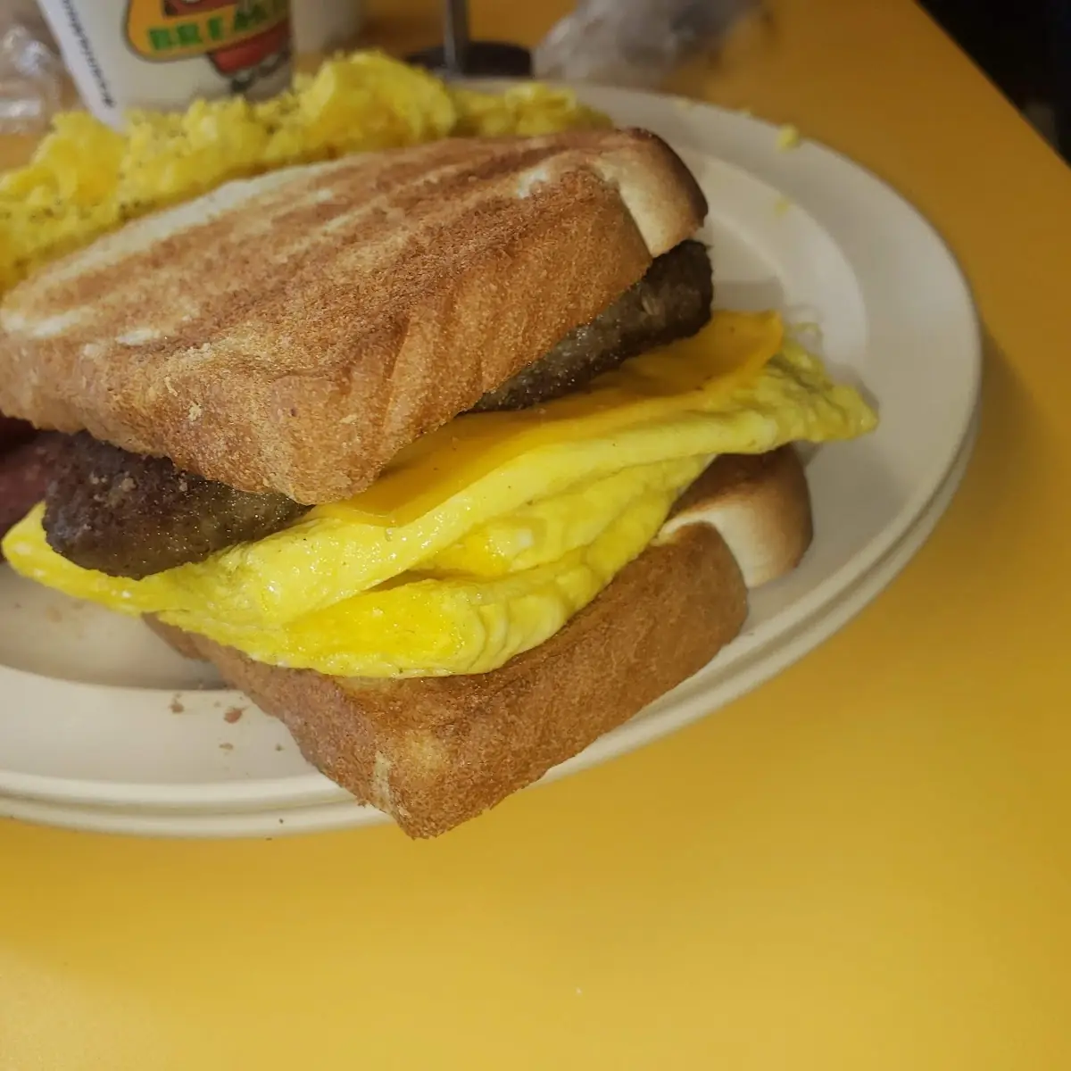 Sausage Egg and Cheese Sandwich