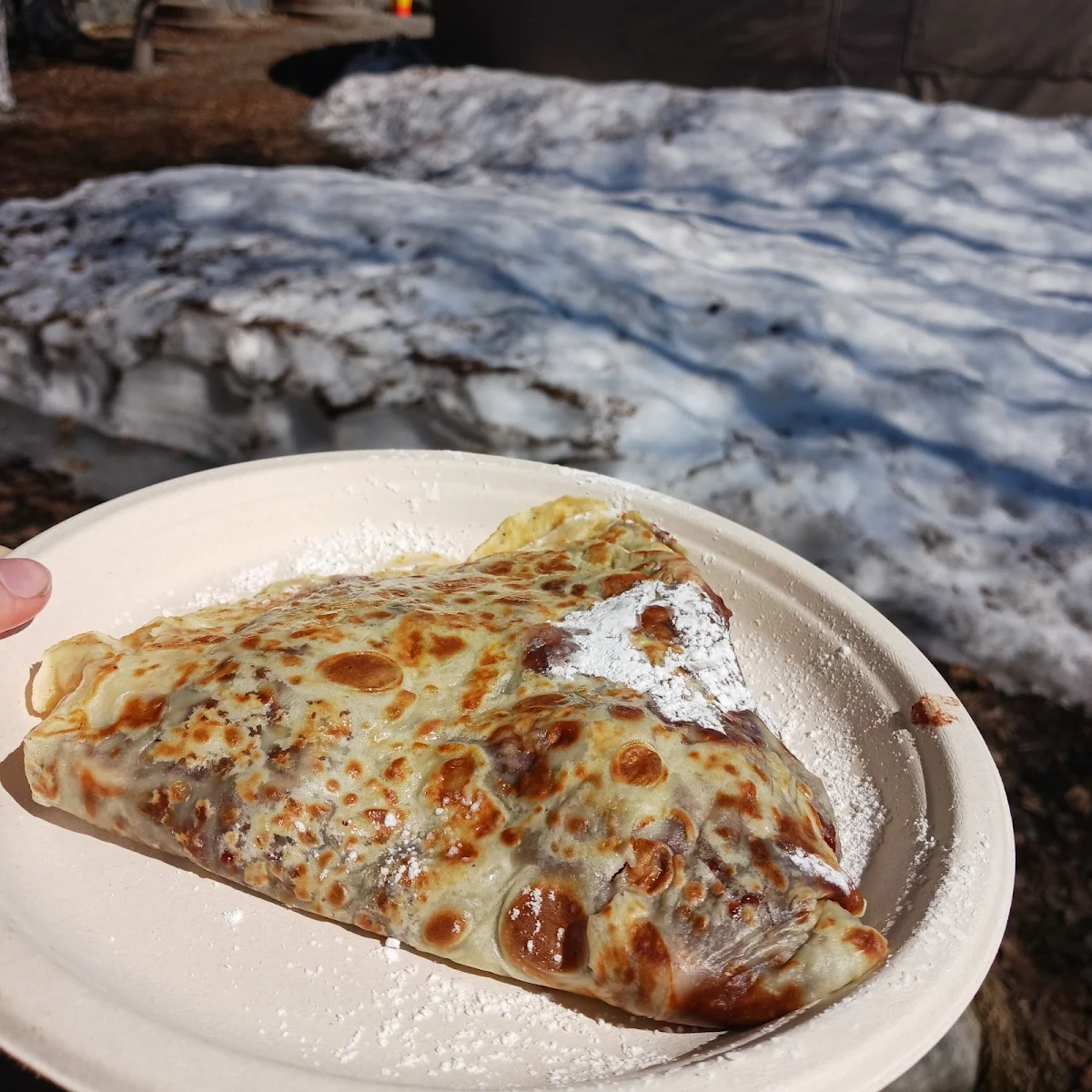 Nutella and Strawberry Banana Crepe
