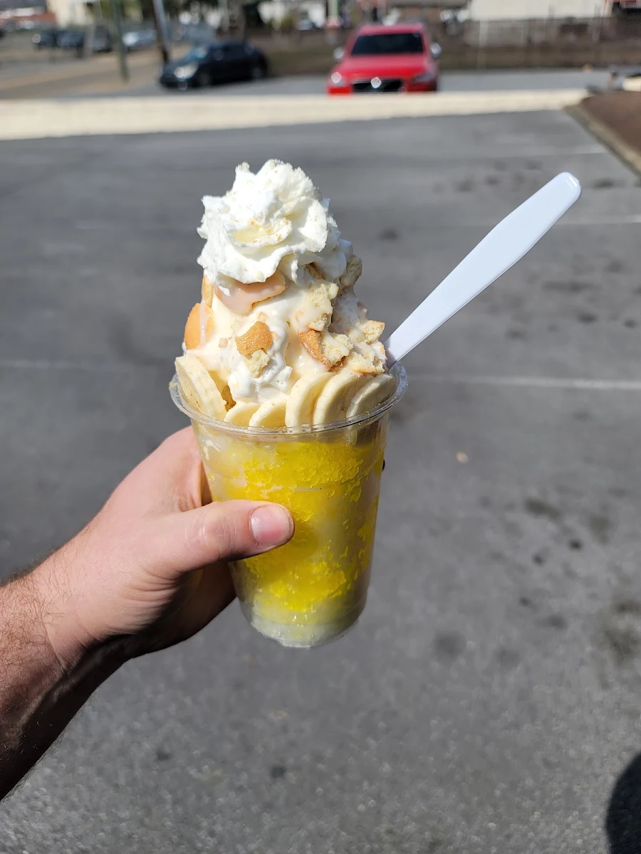 Banana Pudding Shaved Ice