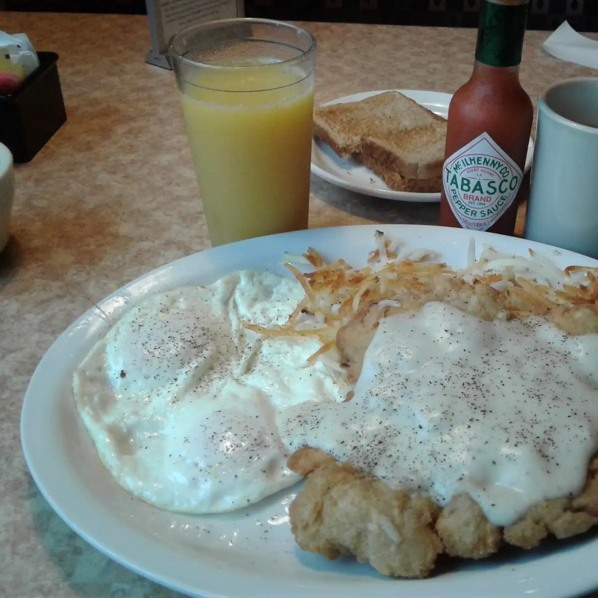 Chicken Fried Steak and Eggs