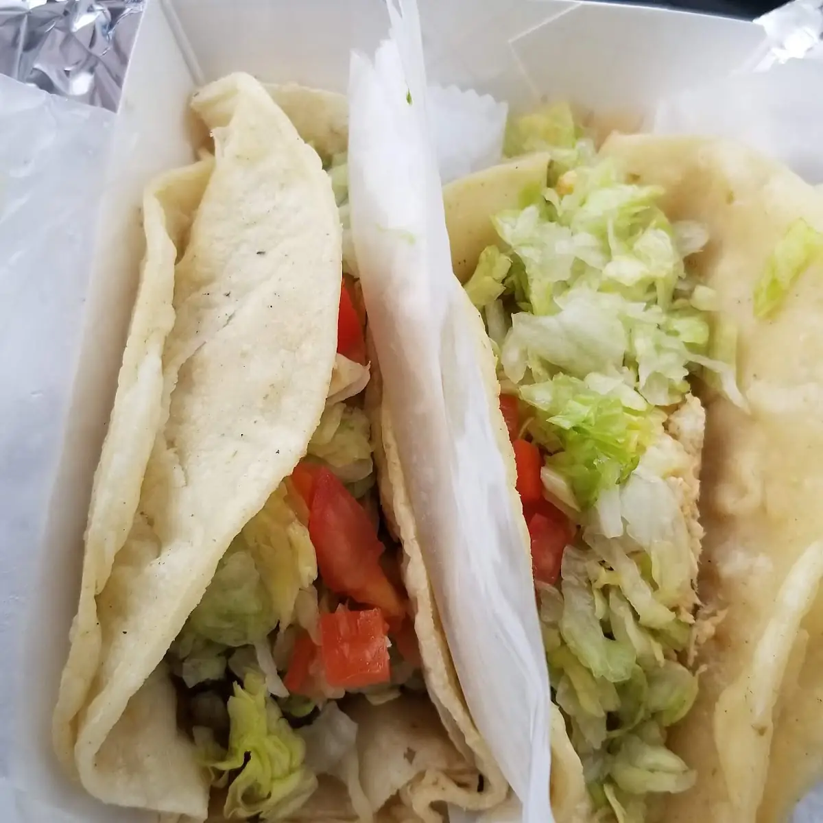 1 Steak Taco 2 Chicken Taco